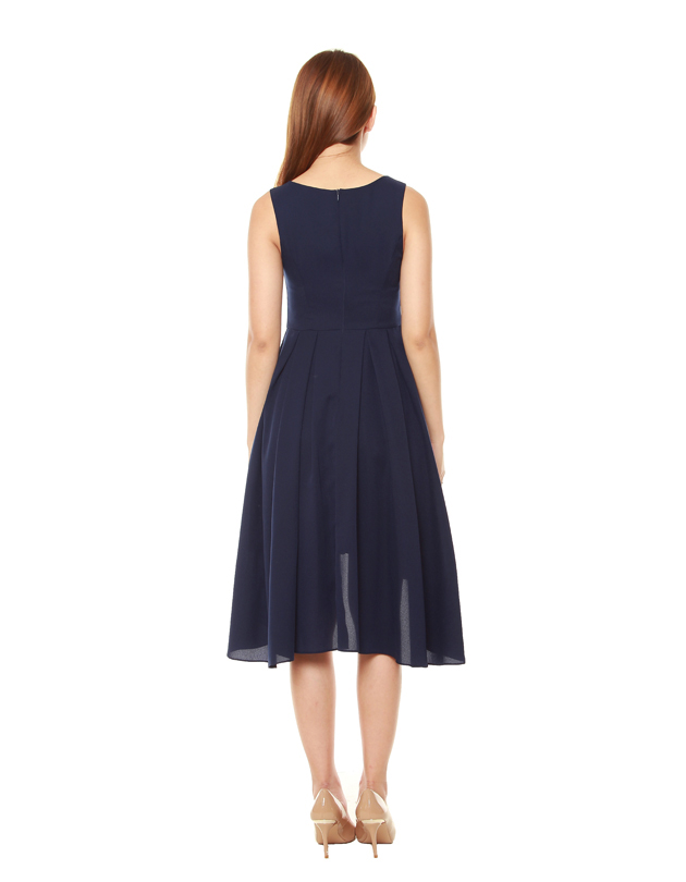 Summer Dress in Navy Blue